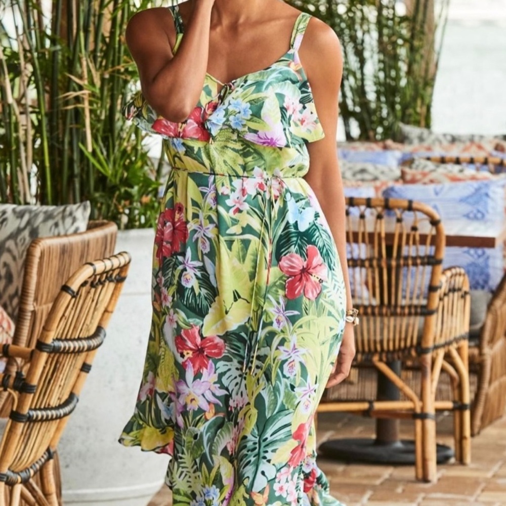 🌻 Tommy Bahama Tropolicious Floral Sundress